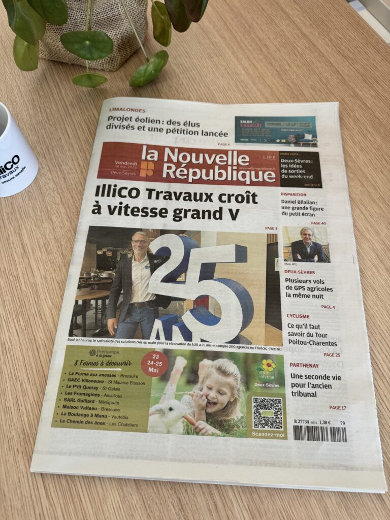 illiCO travaux à la une de la Nouvelle République !